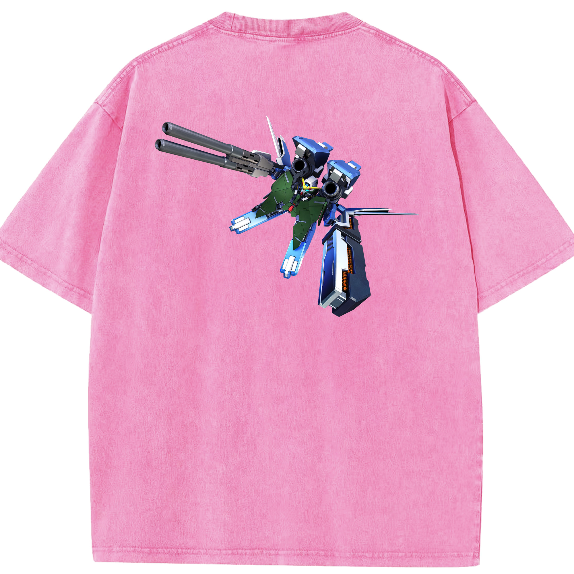 （画像用） 機動戦士ガンダム Mobile Suit Gundam 綿100% ヴィンテージ風 半袖Tシャツ（背面プリント）